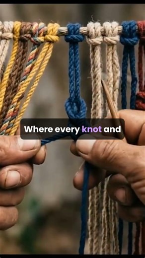 Knots That Stored Information… 🧵 | Ancient Andes #history #shorts #caralcivilization #quipus #inca
