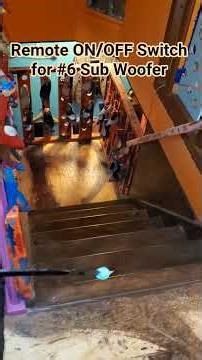 Sub Woofer remote signal On/OFF switch #homeaudio#subwoofer #surroundaudio#hifi #angelagilbertyeung