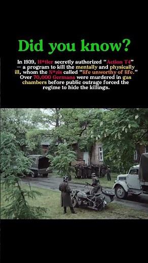 Hitler’s Hidden Genocide — The “Action T4” Program