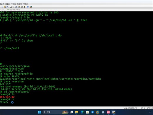 安装并配置jdk、Hadoop