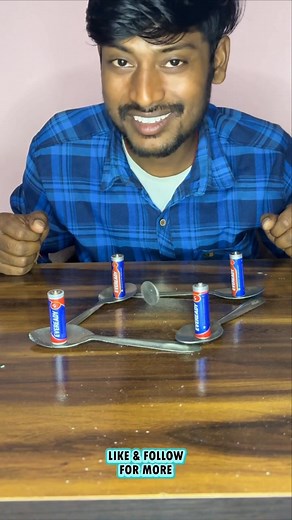 3.2M views · 20K reactions | Experiment with battery #experiment #science #music #training #discount #tiktok | Jitendra Magic | Facebook