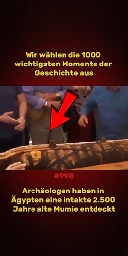 2500 Jahre alte Entdeckung 🧐 #geschichte #history #egypt #múmia #mumie #germany #shorts