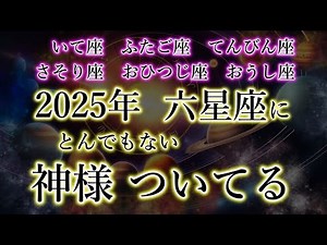 この星座、2025年はこの神様がつく。いて座。ふたご座。てんびん座。さそり座。おひつじ座。おうし座の恩恵。12星座（6星座）の加護を解説。