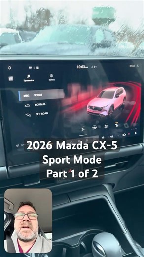 2026 Mazda CX-5 Sport Mode Part 1 of 2