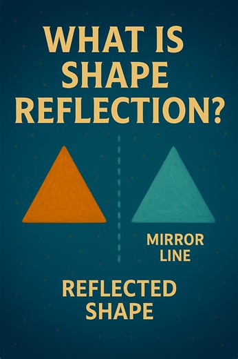 ✨ Shape Reflection Explained! A shape flips over a mirror line to create a perfect reflected copy — just like looking in a mirror! #ShapeReflection #MathsForKids #GeometryBasics #MirrorLine #ReflectedShape #MathsLearning #STEMEducation #VisualMaths #StudySmart #SehyogAcademy | Sehyog Academy UK | Facebook
