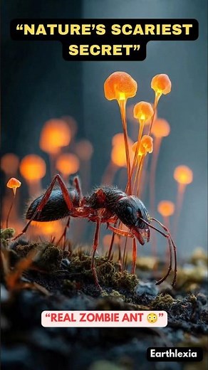 “This Fungus Controls Minds… Real Zombie Ant 😨” #science #nature #shorts