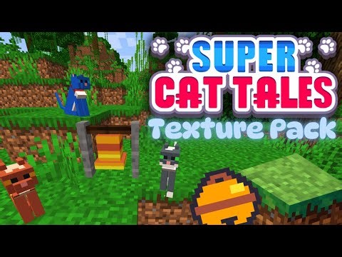 Super Cat Tales in Minecraft! | MC Texture Pack (1.21+)