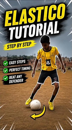 Learn Elastico Skill in Easy Way ⚽🔥 | Elastico Tutorial for Beginners