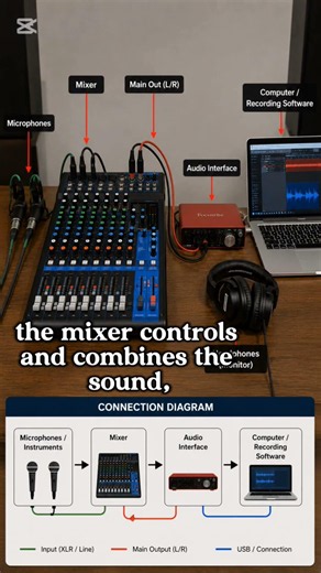 How to Connect an Audio Mixer to an Audio Interface (Step-by-Step