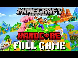 Minecraft Hardcore Bedrock Edition FULL GAME Walkthrough (No Commentary) - 26.3