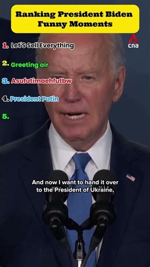These are the most funniest moments of President Biden