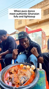 61K views · 2.8K reactions | When pure dance meet authentic Fufu and light soup Restaurant @faustys_fufu_and_pub #ghana #ghfoodblogger #ghanafood #ghanalunch #ghanafood #fufu #fyp #viral #explorepage #lunch #accra #recipes #accrafoodie #foodie #foodblog9ja #foodporn #9ja #food9ja #viralfood #fufuandlightsoup | Alhaji Theozzy | Facebook