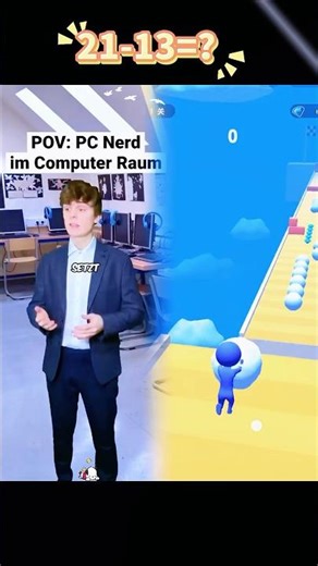 PC NERD IM COMPUTER RAUM