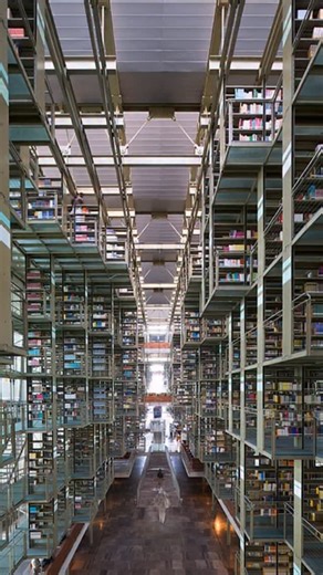 Andres Rincon - World Architecture Inspiration | Vasconcelos Library — a floating landscape of books and structure. Designed by Alberto Kalach and TAX, this 250-meter-long library opens... | Instagram