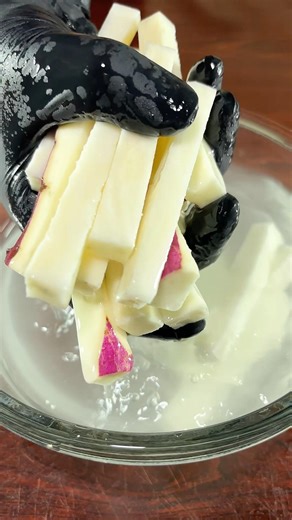 Sweet Potato Fries| Crispy Outside,Soft Inside #shorts