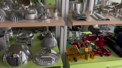 Samples of aluminum die casting products we are doing