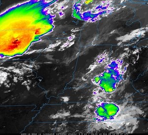 25K views · 270 reactions | IR satellite view of the severe storms moving into Chicago. They have been producing wind gusts of 70-100 mph... | James Spann | Facebook
