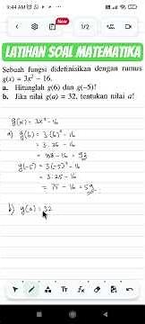Latihan Soal Relasi dan Fungsi Kelas 8 Semester 1 #latihansoal #soalmatematika