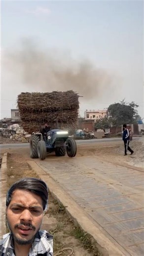 Farmtrac 60 tracktor ganne ki trolly kate pe tulai kar ne ja h #farming #farmtrac #viralshorts #vlog