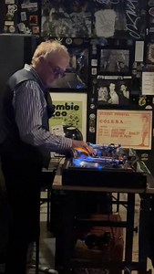 David J from Bauhaus/Love and Rockets just did a great set of old Punk Rocks off some original 45’s. I’m always amazed at the Joy @thepunkrockmuseum brings people, even old people who only dress in black like me. | Rob Ruckus