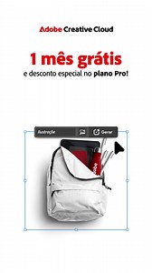1 mês grátis para estudantes no plano Pro. Tenha mais de 20 apps criativos para estudar com liberdade | Adobe Brasil