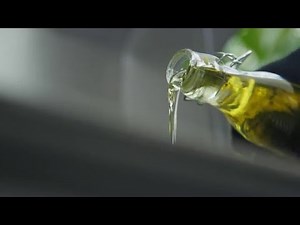 Pouring Cooking Oil Stock Video