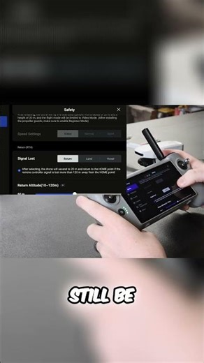 Drone Safety Settings: Beginner Mode & Signal Loss #shorts