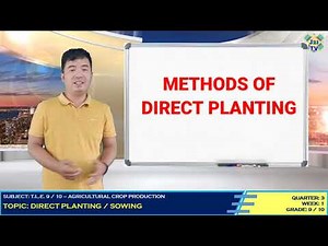 Direct Planting of Vegetable Crops- Video Lesson