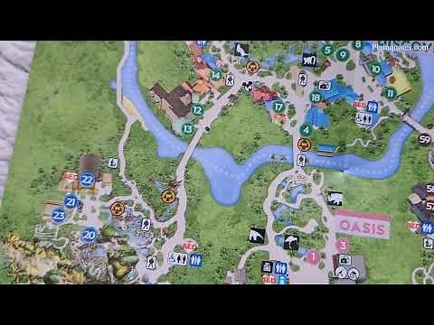 2022 Disney's Animal kingdom park map