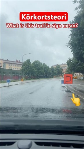 Swedish traffic sign? Körkort! Körkortsteori