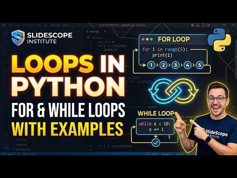 Loops in Python - For Loop and While Loop with Examples