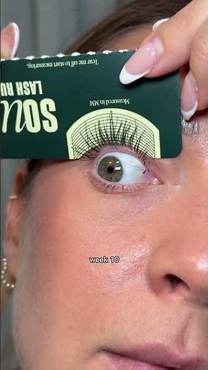 12 Week Lash Growth Results Using Prostaglandin Free Ingredients | SOWN
