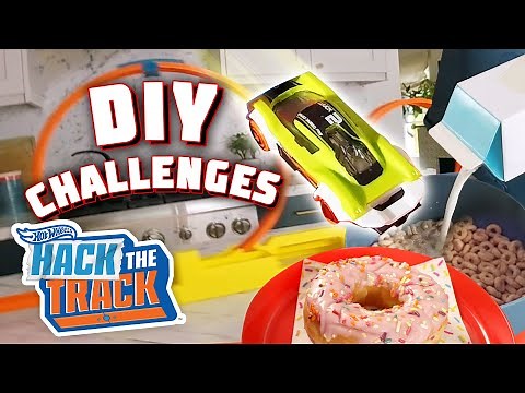 Best DIY Hack the Track Challenges Part 1! | Hack the Track | Hot Wheels