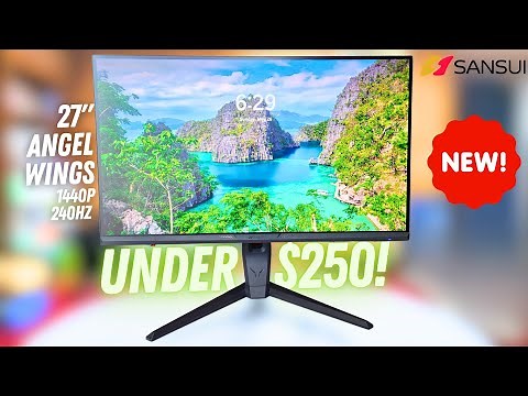 27 Inch SANSUI 240Hz WQHD Gaming Monitor Unboxing & Overview! (Model: ESA-G27F6Q PRO)
