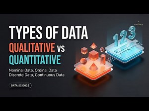 Types of Data: Nominal, Ordinal, Discrete, Continuous with examples | Applied Data Science Playlist