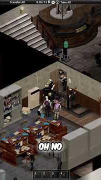 Project Zomboid Raccoon City Mod Resident Evil Police Station Nightmare Zombie Apocalypse! #shorts
