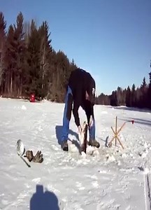 a rapSkill And Method Of Fishing On The Ice Lake Best | Best Videos