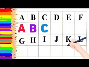 abcd alphabets and numbers counting 123 | abc easy way to learn