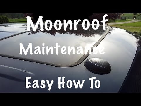 Moonroof Greasing HOW TO/ Maintenance EASY DIY