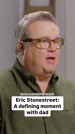 13K views · 222 reactions | Eric Stonestreet reflects on a powerful experience with his father that shifted their bond. #fatherhood #father #fatherson | Graham Bensinger | Facebook