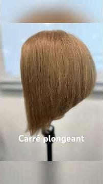 Carré plongeant avec nuque graduée et côtés de forme pleine