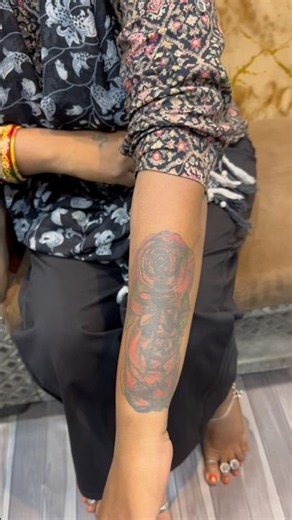 Old Tattoo Ka Complete Cover Up 😍 | Amazing Tattoo Transformation | Final Result