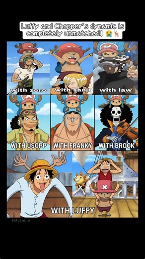 Luffy and Chopper's dynamic is completely unmatched!