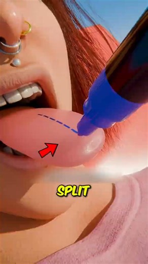 Why People Get Their Tongue Split