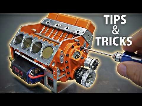 Rebuilding and Running a NON Working Miniature V8 Engine!