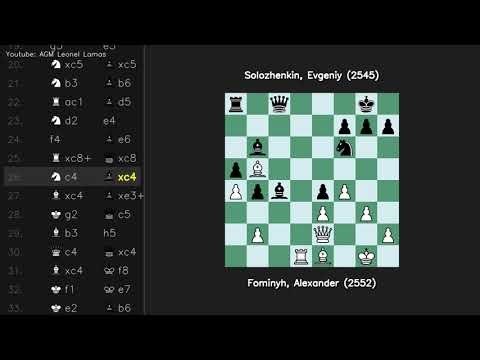 Defensa Eslava Fominyh Alexander 2552 vs Solozhenkin Evgeniy 2545