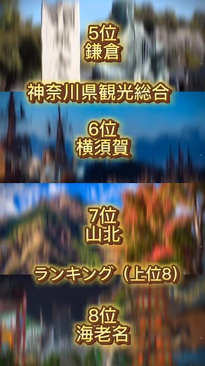 神奈川県観光総合ランキングです。横浜湘南などの地域によって文化が異なり相模原以外とても楽しめる場所です。関東を旅行する際横浜→湘南→箱根 の順番をおすすめします。また西日本からくる人は新横浜、羽田方面以外から来る場合は逆もいいかもしれません。相模原は絶対に行くなあんなところ #神奈川県 #観光