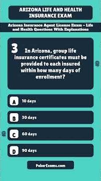 Arizona Insurance Agent License Exam – Life and Health Questions with Explanations
