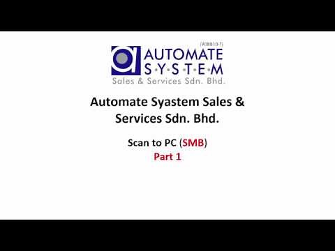 Canon imageRUNNER Copier - How to Scan to PC (SMB) For Windows 7, 8,10 (Part 1)