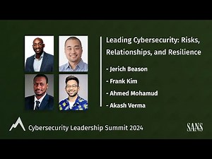 Fireside Chat | Leading Cybersecurity: Risks, Relationships, and Resilience